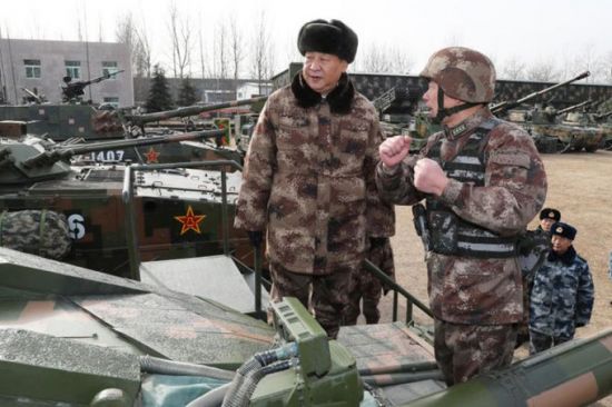Xi Jinping visits People’s Liberation Army troops in 2018: With China set to host the Beijing Winter Olympics in February 2022, the diplomatic waters are set to become more difficult to navigate (Credit: CGTN screenshot from YouTube)