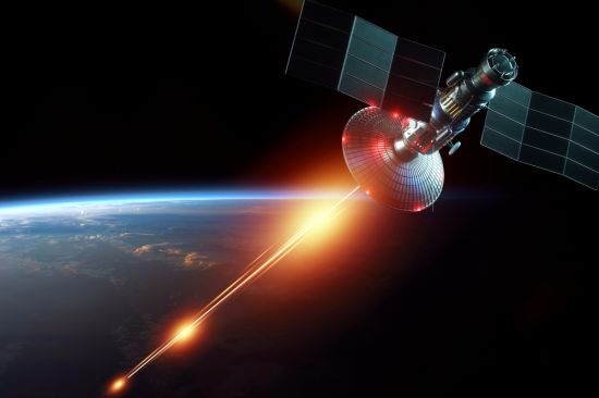 Star light, star might: Existing treaties and agreements have not been effective in addressing space weaponization (Credit: Marko Aliaksandr from a NASA image / Shutterstock.com)