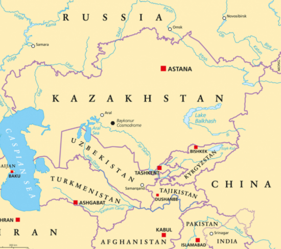 Central Asia: China and Russia are building links to the region as a way to counter US influence (Credit: Peter Hermes Furian / Shutterstock.com)