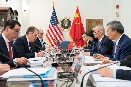 Head to head: US-China trade negotiations, Washington, April 2019 (Credit: United States Trade Representative)