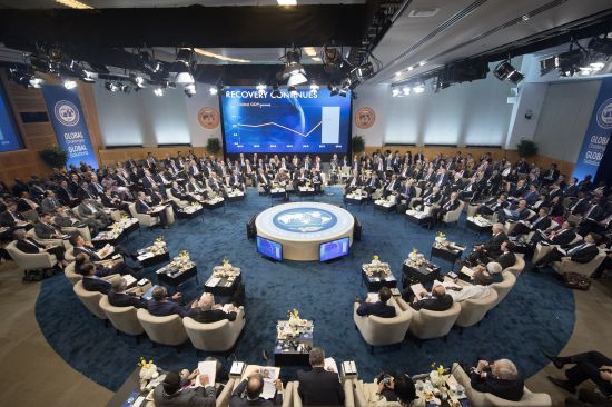 International Monetary Fund board of governors meeting, 2017: Prevailing analytical narratives give short shrift to the role of East Asian capital in global finance (Credit: Stephen Jaffe/IMF)