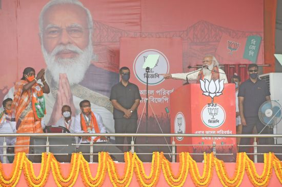 On the hustings in West Bengal: Despite Modi's politicking, the ruling BJP lost (Credit: Sanjoy Karmakar / Shutterstock.com)