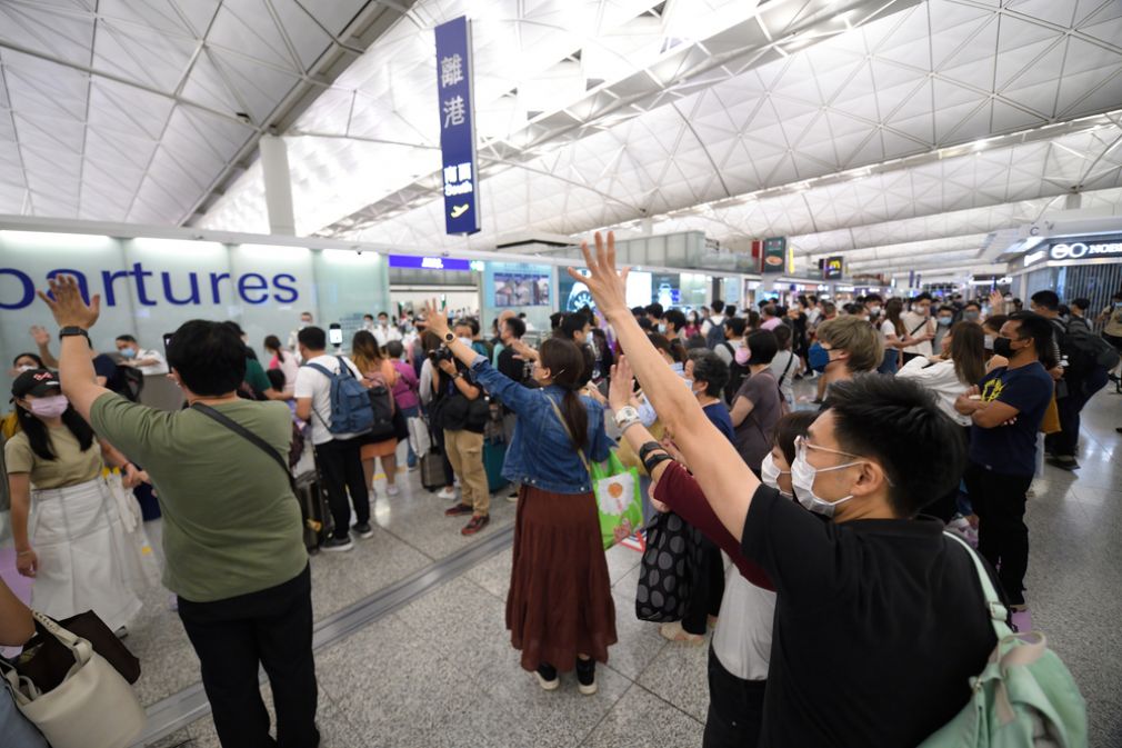 Brain drain: In August, it was reported that 1.6 percent of Hong Kong's population had emigrated over the past 12 months (Credit: HUI YT / Shutterstock.com)