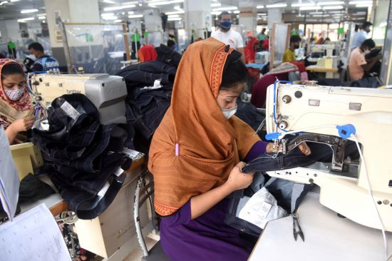 Back to business: On August 1, 2021, garment factories in Bangladesh reopened on two days' notice and despite rising Covid-19 cases (Credit: Mamunur Rashid / Shutterstock.com)