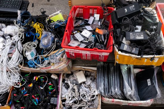 Discarded electrical equipment in Shanghai: Government departments should coordinate zero-waste initiatives (Credit: Joseph GTK / Shutterstock.com)