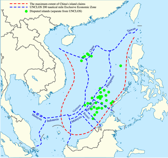 Claimants draw their lines: The fish know no boundaries (Credit: Goran tek-en)