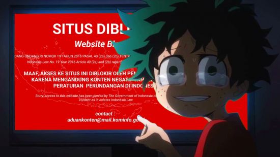 Lho, website blocked!: Access denied by the government of Indonesia for failure to register under Regulation Number 5 (Credit: @teamsecret on Twitter)