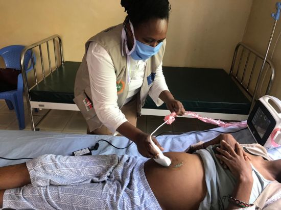 Ultrasound scan in Kenya: A dual window of opportunity in the pandemic – fortify health infrastructure, and invest in healthcare innovation, particularly women-led initiatives (Credit: Michael Seo)
