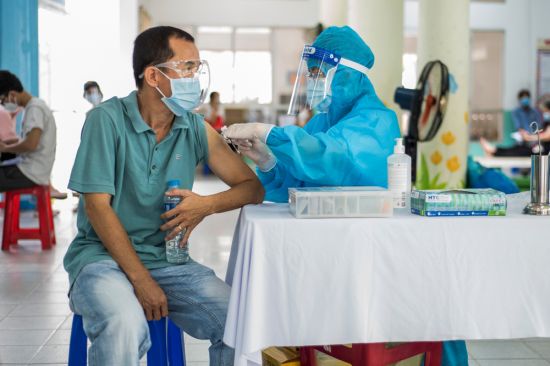 Vaccines for all: From March 2021, Vietnam began a mass vaccination campaign, with a wide variety of vaccines becoming available including locally produced versions (Credit: All themes / Shutterstock.com)