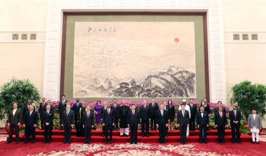 Xi receives 29 new ambassadors on April 14: Success will be measured by the quantity and quality of policy-coordination and trade agreements across the Belt-and-Road footprint (Credit: Yao Dawei/Xinhua)